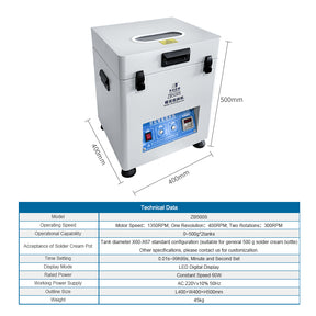 ZB500S Solder Paste Mixer