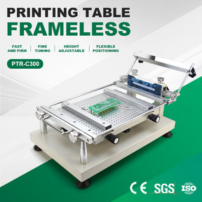 PTR-C300 Solder Paste Printer Frameless Tabletop Type