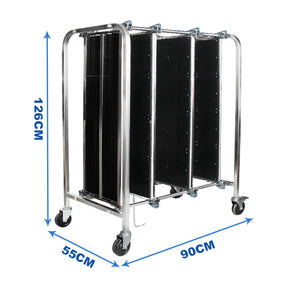 ZB-SMS-06D-13 Anti-static SMT PCB Storage Cart PCB Rack Trolley