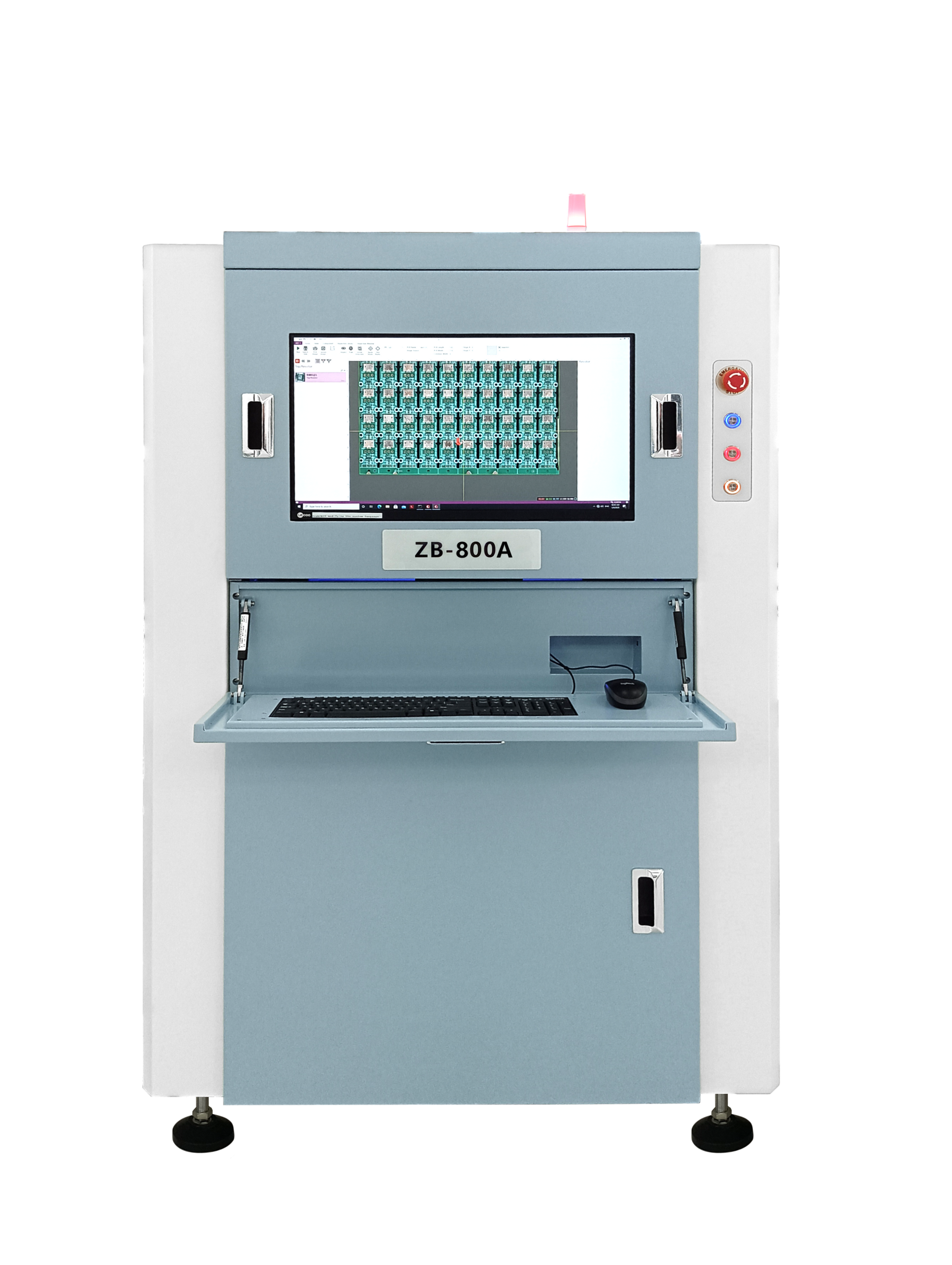 Pcb Visual Inspection Machine ZB-800A PCB Online AOI Machine Optical Inspection System