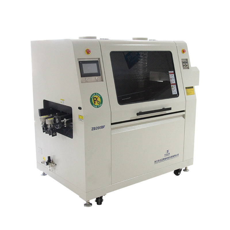 ZB200BF Wave Soldering Machine PCB THT Through-Hole Soldering System for Small Batch Production