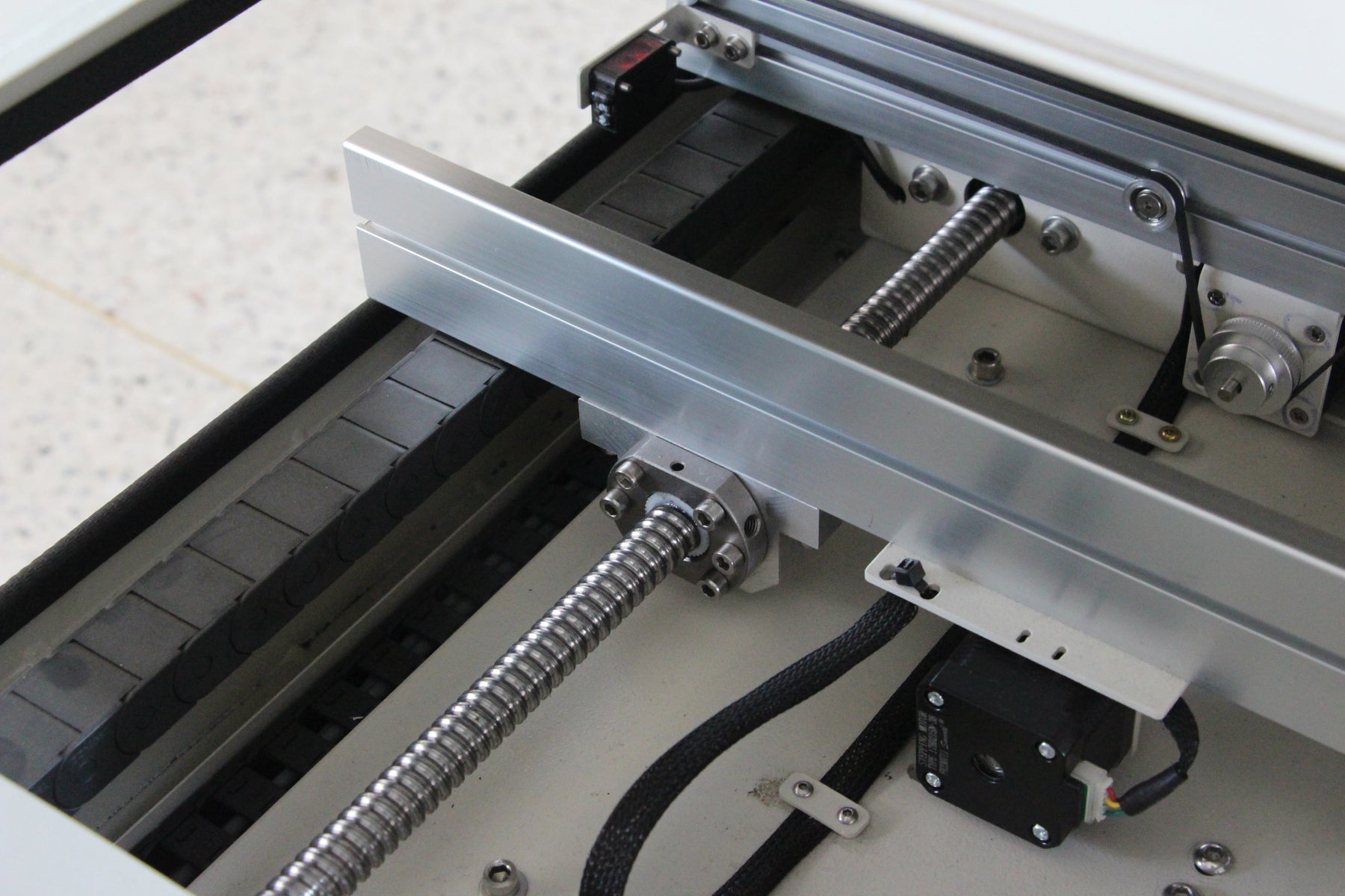 ZBYZJ-1.35M-DC PCB SMT Single Rail Transfer Conveyor